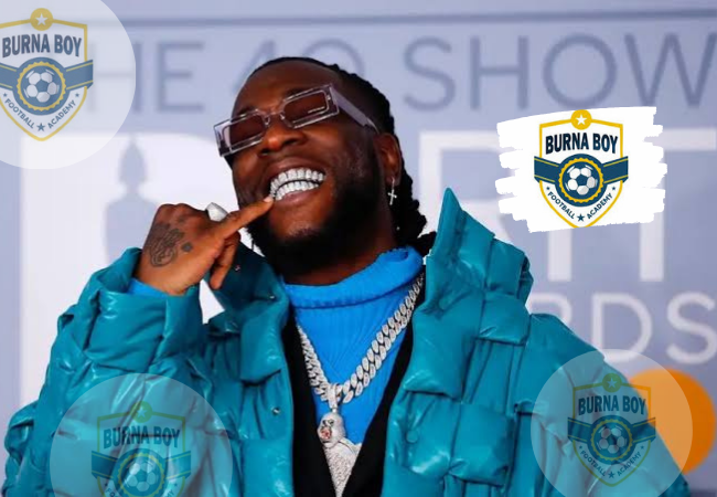 MUSIC MEETS FOOTBALL;BURNA BOY FOOTBALL ACADEMY MUSIC MEETS FOOTBALL;BURNA BOY FOOTBALL ACADEMY